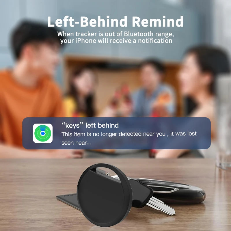 1/4 Pack Smart Tag for Apple Find My – Bluetooth Item Tracker with Left behind Alert & Loud Beep for Keys Wallet Luggage Finder